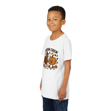 Load image into Gallery viewer, Thanksgiving Cousin Crew Youth Tee, Fall Family Celebrations, Cute Kids Shirt, Harvest Gathering Apparel, Autumn T-Shirt, Holiday Fun