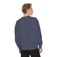 Load image into Gallery viewer, Cozy Faith Sweatshirt | Unisex Garment-Dyed Graphic Sweatshirt, Thanksgiving Apparel, Bible Verse Clothing, Church Wear, Fall Fashion