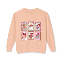 Load image into Gallery viewer, Charming Holiday Crewneck Sweatshirt with Vintage Gift Design, Festive Apparel for Christmas, Cozy Layer, Unisex Sweatshirt