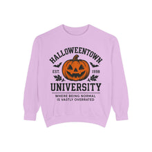 Load image into Gallery viewer, Halloween University Sweatshirt, Cozy Vintage Style, Unisex Apparel, Perfect for Fall, Gift for College Students