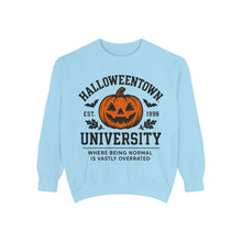 Load image into Gallery viewer, Halloween University Sweatshirt, Cozy Vintage Style, Unisex Apparel, Perfect for Fall, Gift for College Students