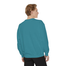 Load image into Gallery viewer, Cozy Faith Sweatshirt | Unisex Garment-Dyed Graphic Sweatshirt, Thanksgiving Apparel, Bible Verse Clothing, Church Wear, Fall Fashion
