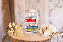 Load image into Gallery viewer, One Tree Hill Libbey Cup Decal: Stacked Books UV DTF