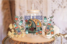 Load image into Gallery viewer, Noche de Brujas UV DTF Cup Wrap: Spanish Witch Night Halloween Decal