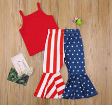 Load image into Gallery viewer, Star &amp; Stripe Pants Set
